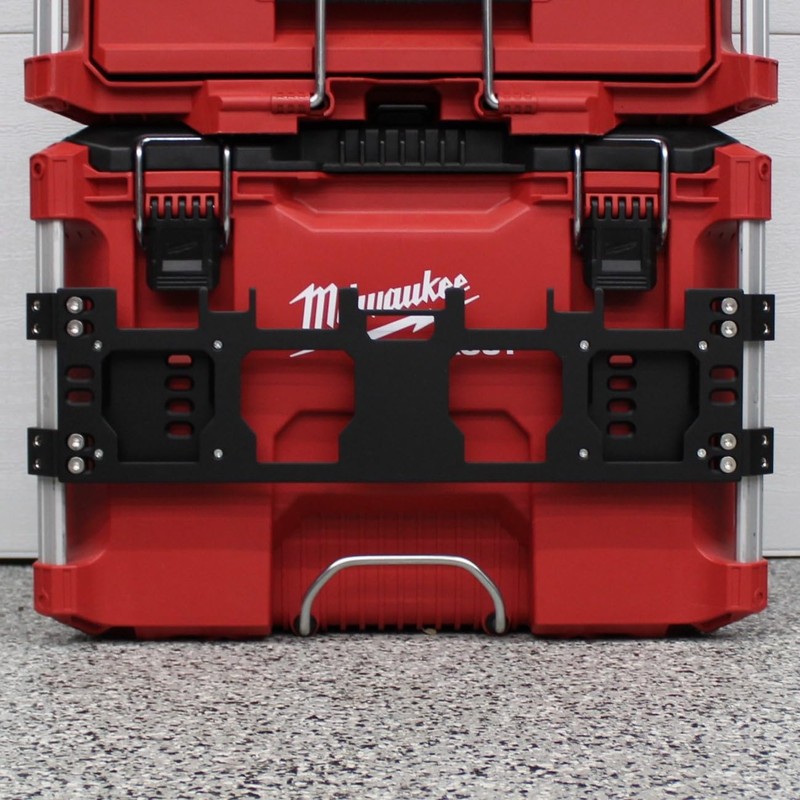 Alpha Engineered Packout Mount - Milwaukee Packout Front and Side