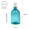 Xena Envases Atomizadores Plastico Campana Colores 250 Ml X 12