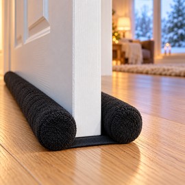 Door Draft Stopper Under Door – Double-Sided 36.6 Inch Cut-to-Fit Draft Blocker and Door Bottom Seal for Home and Bedroom