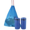 Fiaze Drawstring Trash Bags, 6 Gallon, 200 Counts (Blue)