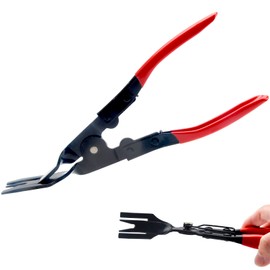 TNSLAND Plastic Rivet Pliers, Door Trim Pliers for Removing Clips, Door Panel Release Pliers, Buckle Pliers, Removal Trim Clip Pliers, Removal Panel Clip Pliers Clip Pliers for Car Door