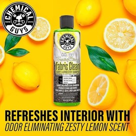 Chemical Guys Espuma Limpiadora de Tejidos con Cítricos, Kit de Limpieza de Moquetas y Tapicerías con Cepillo Taladrador Fácil de Usar (Moquetas, Asie