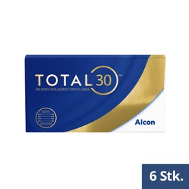 TOTAL30 Monthly Lenses Soft Pack of 6 BC 8.4 mm, DIA 14.2 mm, -02.25 Dioptres