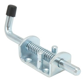 Gate Latch Pin, 12x171mm RV Trailer Gate Spring Loaded Latch Pin Barrel Bolt Carbon Steel Galvanized for Chest Door Container Cabinet