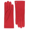Roeckl Women's Hamburg Leather Gloves, Classic red