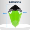 PSLER Motorcycle Rear Passenger Pillion Seat Cowl Fairing Cover Tail