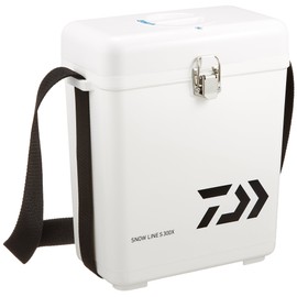Daiwa S300X Snow Line Cooler Box, White, Fishing, Small, 7.8 gal (3 L)