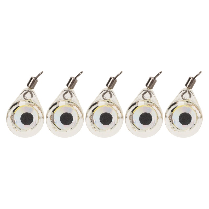 5PCS Lure Light Deep Drop Fishing Lights Strobe Eye Shape