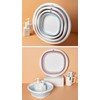 Collapsible Wash Basin, Plastic+TPR Buckets, Portable and Space Saving, Multi-Function