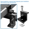 4 Pcs Solar Module Brackets, Solar Panel Z Brackets, Solar