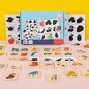 Puzzle Shadow Matched Board, Wooden Shadow Matching Game for Learning
