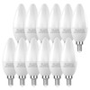 Ocixhbe E12 LED Candelabra Bulbs 60W Equivalent, 4000k Natural Daylight