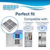 HQRP 4-pack Air Filters Compatible with Kenmore Elite Refrigerators 04609918000/469918