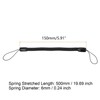 TOP-VIGOR 8Pcs Elastic Tether Lanyard, 6mm Dia x 150mm Retractable