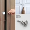 20 Pieces 30mm Cabinet Knobs, Round Mushroom Drawer Knobs Handles