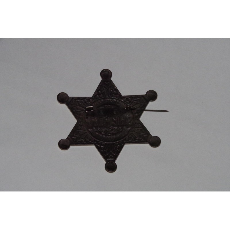 Old west Sheriff Badge Metal old west Costume Prop pin