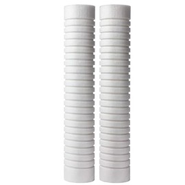 CFS – Grooved Water Filter Cartridges Compatible with The Heater Treater 20" Cartridge Models – Removes Bad Taste and Odor – Whole House Hot Water Systems – 5 Micron (2 Pack)