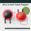 ALLCSM THU500S Toilet Flapper Compatible with TOTO Toilets 3 Inch
