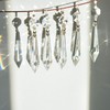 H&D HYALINE & DORA Crystal Icicle Prisms Clear Glass Bead