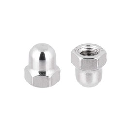 Acorn Nuts Hexagonal M6 High Shape DIN 1587 Stainless Steel Nuts A2 Cap Nuts Hex Nuts Cap Nuts M6 Pack of 25