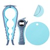 Jar Bottle Opener for Weak Hands,4 &5 in 1 Multi