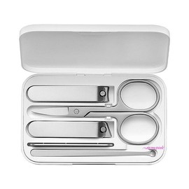 미미샵E Mijia Nail Care 5-Piece Set - Nail Clipper, Nail File, Scissors, Ear Pick
