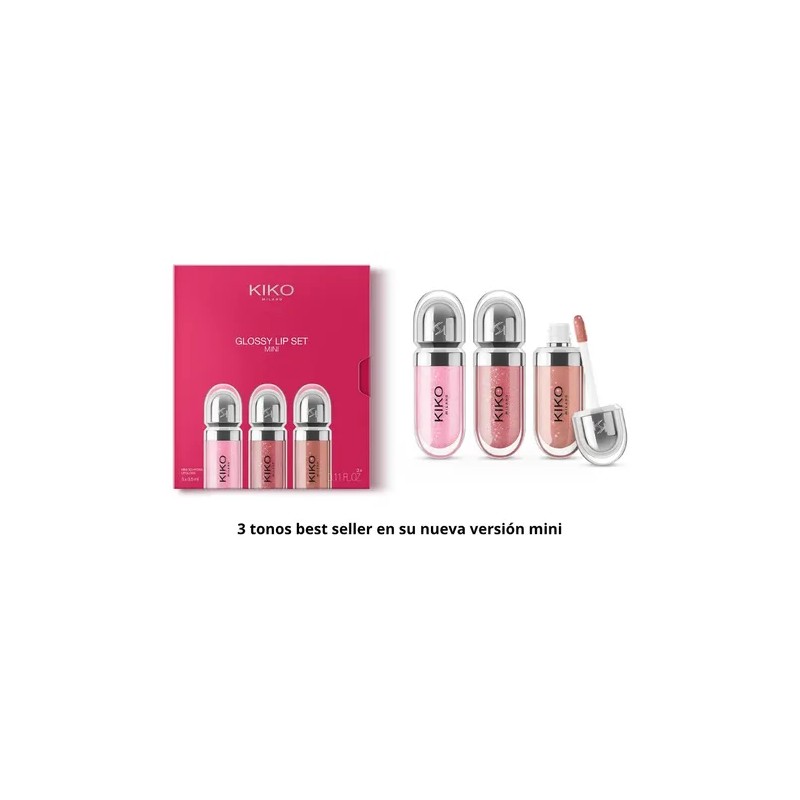 Kiko Milano Gloss Mini Set De 3 Piezas Glossy Lip