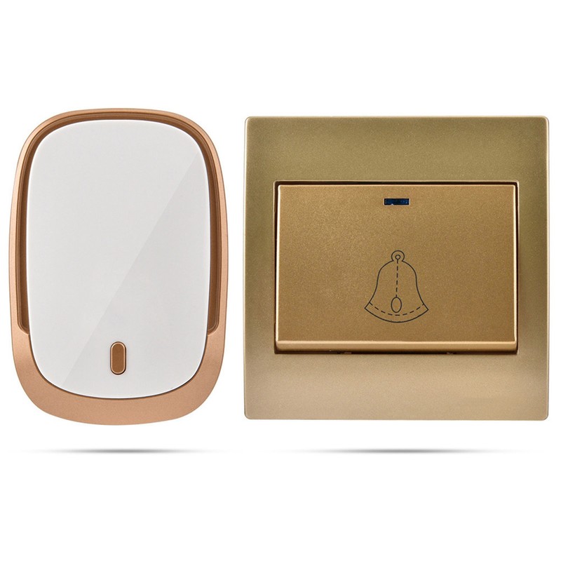 Smart Home Wireless Waterproof Doorbell Sick old Child Caller (#)