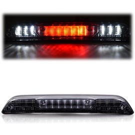 G-PLUS LED 3rd Third Brake Light,Compatible with Ford F150 2015-2020,Rear High Mount Stop Parking Light Lamp Cargo Light Assembly FL3Z13A613B Clear Lens Black Housing