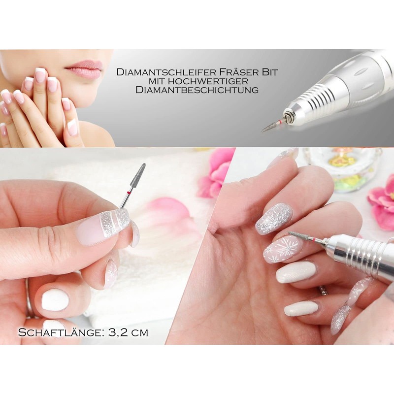 Diamond grinder foot care cutter cone fine grain for fine