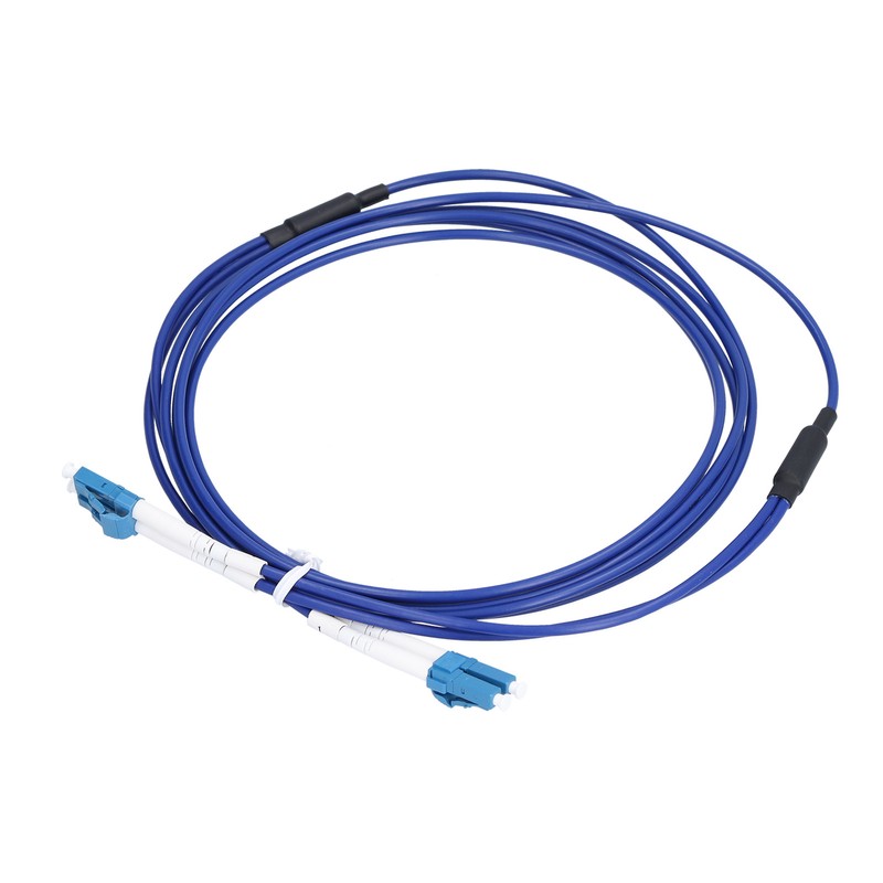 Optical Fiber Patch Cord Armored Jumper Single Mode 2 Core