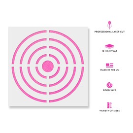 Bullseye Stencil - Gun Target, Paper Targets and More