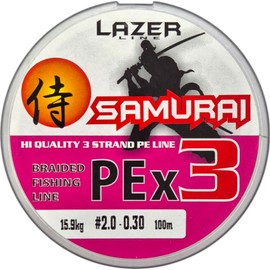LAZER LINE Fishing Line Braided PE X3 100 m DIA 0.30 mm Test 15.9 kg - Braided Line Triple - Fishing Tendon - Braided Fishing Line - Round Braided Fishing Lines - Fishing for Carp Pike Perch Catfish