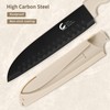 CuCut 12-Piece Kitchen Knife Set, Nonstick Coating Chef Knives Set