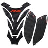 REVSOSTAR Real Carbon Fibre Tank pad, Anti Slip Sticker, Tank