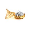 Godinger Gold Glass Hershey Kiss Candy Dish - A Sweet