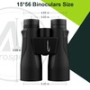 Binoculars for Adults, 15x56 Powerful Aurosports HD Large Vision, Clear