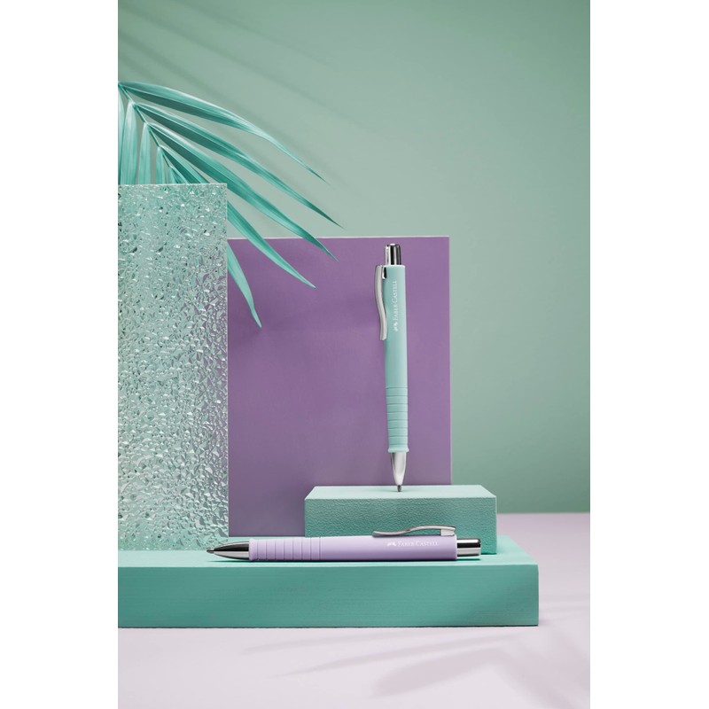 Faber-Castell Poly Ball Edition Ballpoint Pen, XB - Caribic Blue