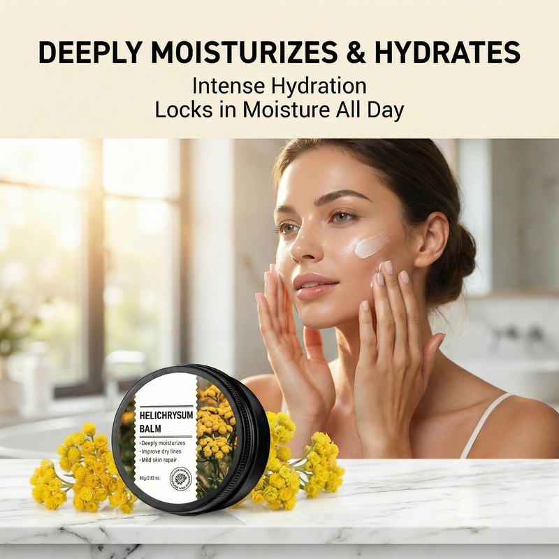 Grospe Helichrysum Balm with Essential Oil for Face & Body,