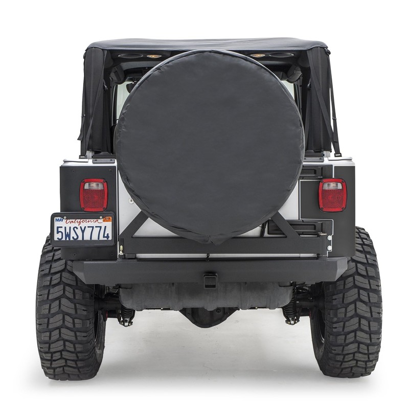 SmittyBilt SPARE TIRE CVR DEN BLK - SB773215