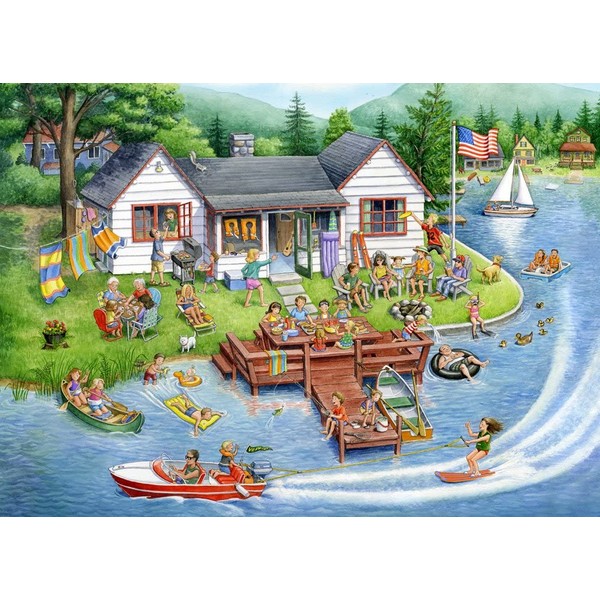 Lake House Jigsaw Puzzle 1000 Piece