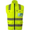 Professional Safety Vest / High Visibility Jacket / Fluorescent Yellow