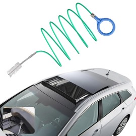 QZTYTY Upgraded Auto Sunroof Drain Cleaning Tool, 78Inch Flexible Tube Cleaning Brush, Slim Drain Dredging Tool Tube Cleaning Brush Perfect for Car Sunroof, Windshield Wiper Drains Hole