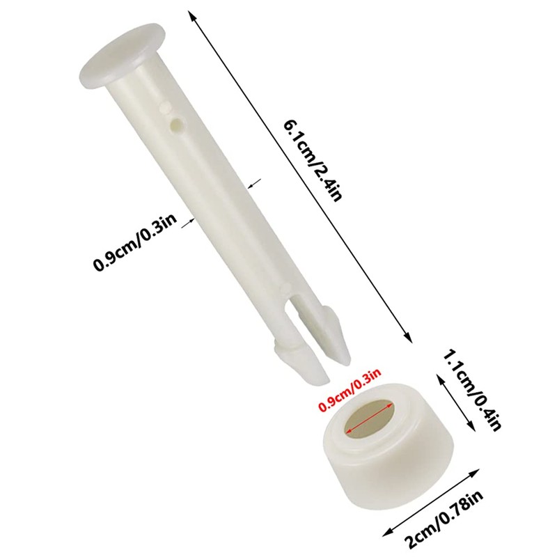 ZDNT 10 Pieces Plastic Pool Joint Pins Set Plastic Replacement