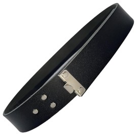 Reuschenbach® Leather Belt Black 45 mm Cowhide, black