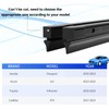 ASLAM Wiper Blade Refills 8.5mm for 17" Hybrid Windshield Wipers(Set