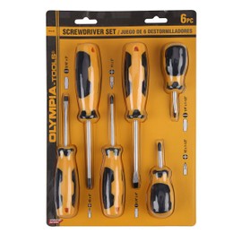 Olympia Tools 6 Pc Screwdriver Set, 87-141
