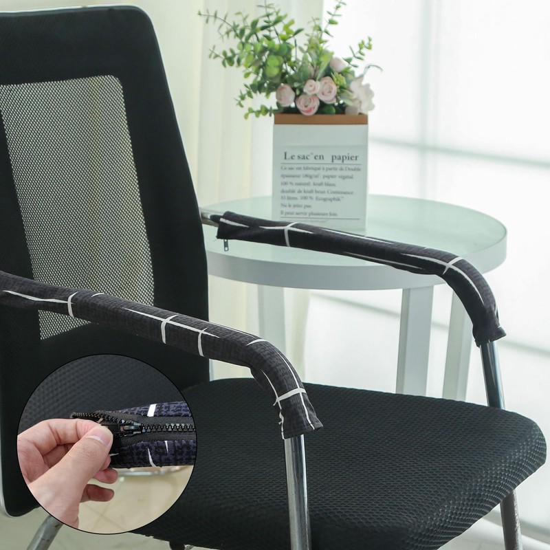 CHENNAN 1 Pair of Armrest Covers, Armrest Covers for Office