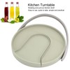 Kitchen Storage Turntable Non Skid Kitchen Spice Beverage Pull Out