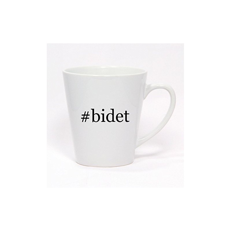 #bidet - Hashtag Ceramic Latte Mug 12oz